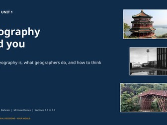 Year 7 Geography and You