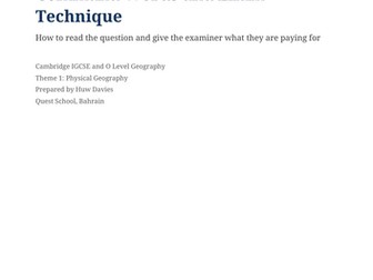 IGCSE Geography Command Words and Exam Technique