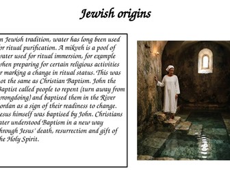AQA B Triune God - Baptism