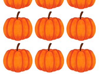 Magic shine and reveal alphabet pumpkins