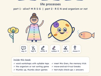 Life processes - KS3 Dyslexia-Friendly Workbook (7Aa)