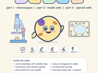 Cells - KS3 Dyslexia-Friendly Workbook (7Ad)