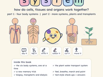 Organ systems - KS3 Dyslexia-Friendly Workbook (7Ae)