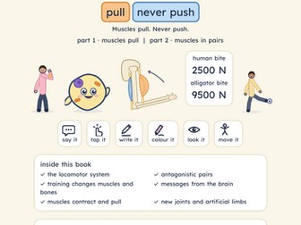 Muscles and moving - KS3 Dyslexia-Friendly Workbook (7Cd)