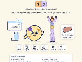 Drugs - KS3 Dyslexia-Friendly Workbook (7Ce)