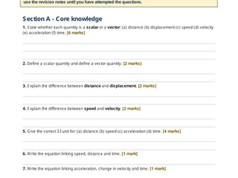GCSE Physics: Motion and Vectors