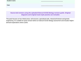 GCSE Biology: Cells, Division and Genetics