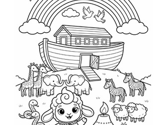 Noah's Ark printables for EYFS and KS1