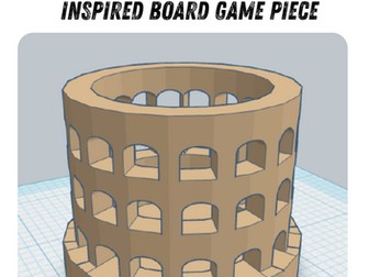 Tinkercad - Colosseum Board Game Piece Build Instructions