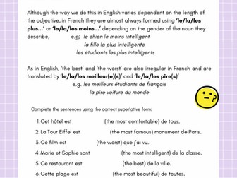 French Superlatives