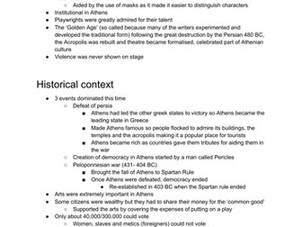 Greek Theatre - Key information