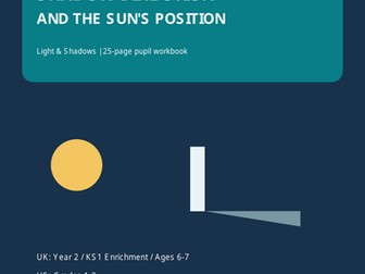 Year 2 Science: Shadow Direction and the Sun's Position | KS1 Science Worksheets  25 Printable A4 Pa