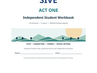 Sive Act 1 Workbook for Ordinary Level and L2LP