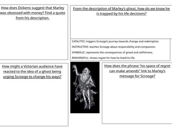 Marley's Ghost worksheet