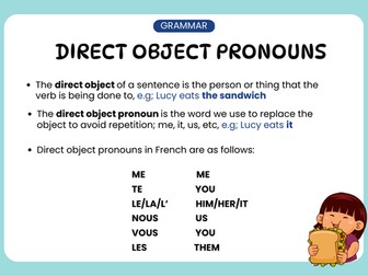 Direct and Indirect Object Pronouns