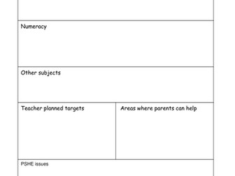 Parents Evening form