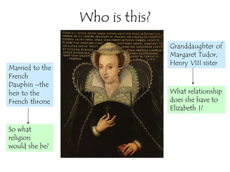 Mary Queen of Scots Story - Visual Memory Exercise
