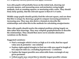 Maths Investigations