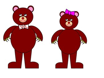 Goldilocks and the Three Bears Story Props