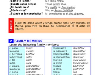 Spanish Family - Familia