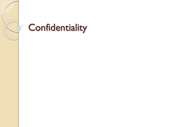 Confidentiality Questions