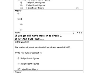 Rounding and Bounds - GCSE - Grades D to A*