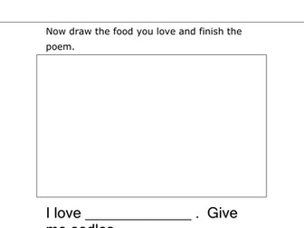 Poem worksheets