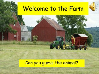 Guess the Farm Animal PowerPoint