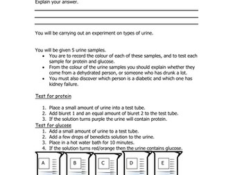 AQA additional science homeostatsis
