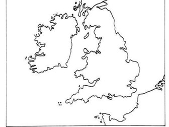 Katie Morag- simple map of British Isles