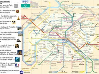 Une balade dans le metro parisien.