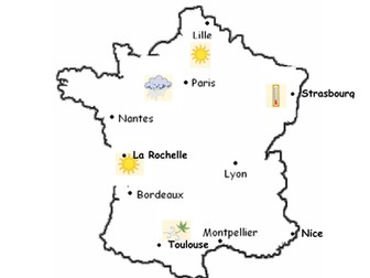 French Weather activities Quel temps fait-il...