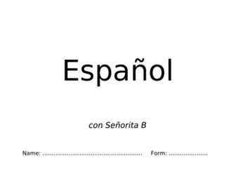 Spanish Grammar Notebook - Cuaderno de Gramática