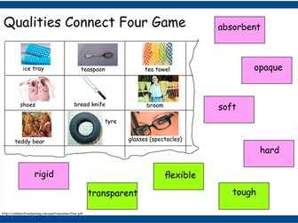 Qualities of Materials Game
