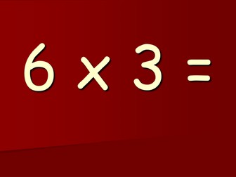 Multiplication starters