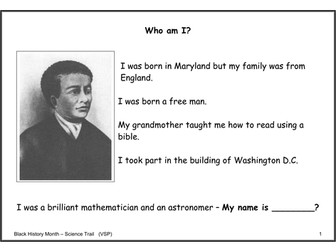 Black History Month - Black Scientist Trail