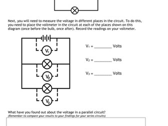 Current & Voltage in Series & Parallel circuits
