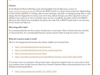 What sort of animals live in dry, dusty environments?