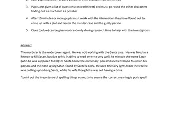 Christmas Murder Mystery