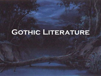 Gothic Literature PowerPoint