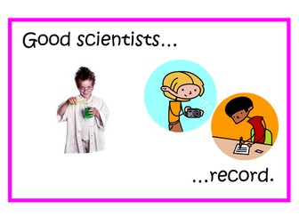 'Good Scientists...' display posters