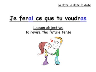 the future tense (le futur)
