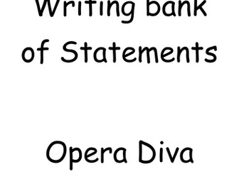 Levelled Report Writing Statement Bank