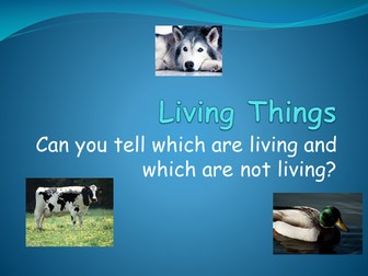 Living and non-living things - PowerPoint