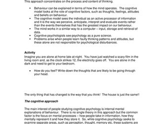 Cognitive Psychology