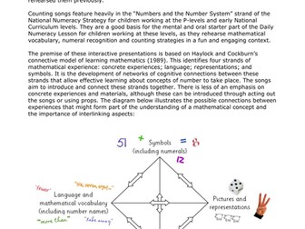 Counting Songs PowerPoint presentations