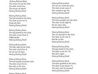 Songs to support early mathematical concepts