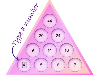 NRICH - More Number Pyramids
