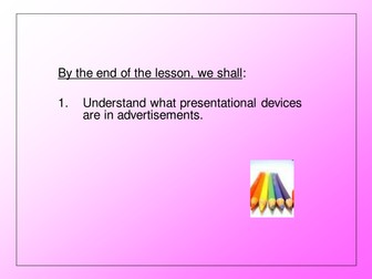 Presentation Devices: Advertisements