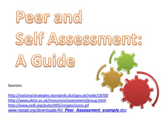 Peer and Self-Assessment Guide